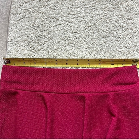 Urban Coco Maroon Velvet Skater Skirt size XS - Picture 8 of 10
